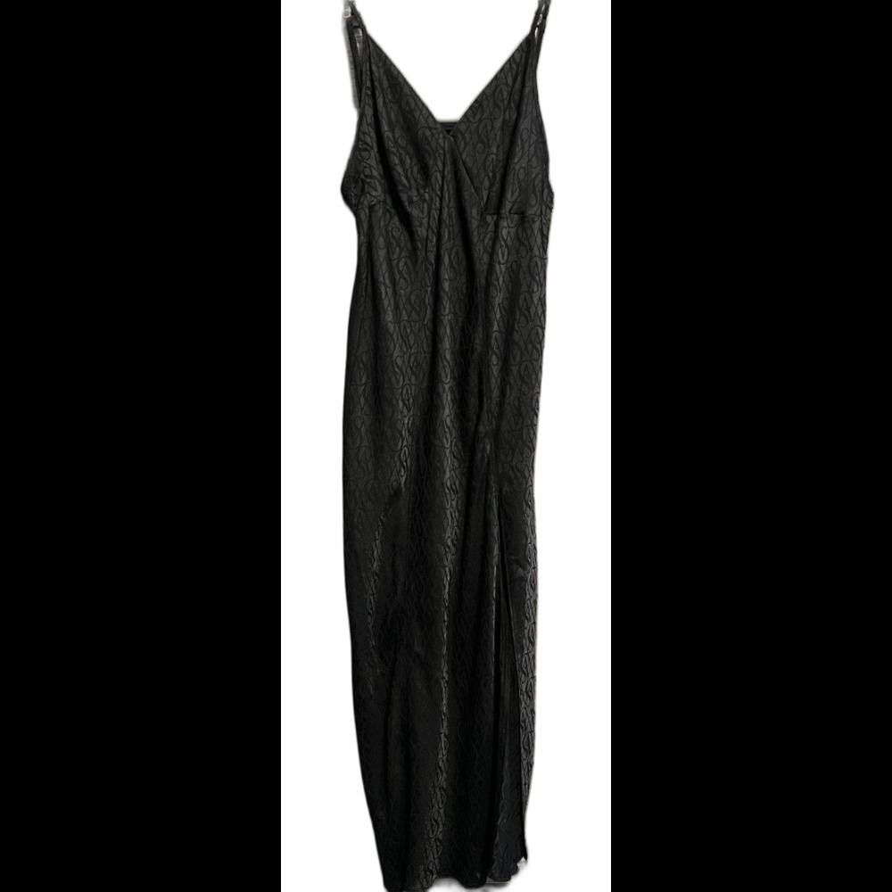 Victorias Secret Icon Satin Midi Nightdress Sz M Dark Romantic Coquette Goth